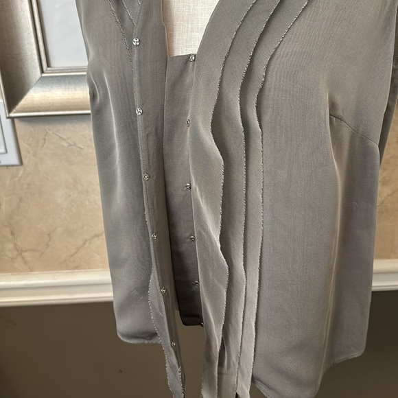 Akris Taupe Sleeveless size 14 - Picture 5 of 6